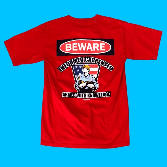 Vintage Other - Vintage Union Worker Pocket T-Shirt Made in USA